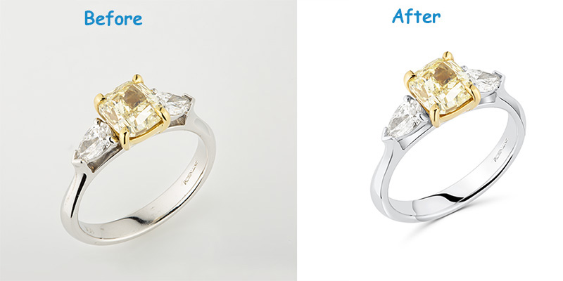 jewelry photo retouching services